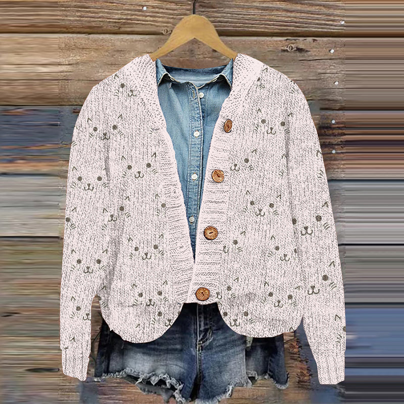 Vintage inspirierte Strickjacke