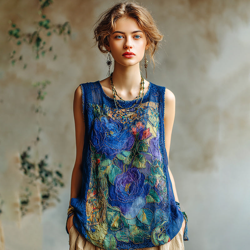 Zeitloser Vintage-Stil Top