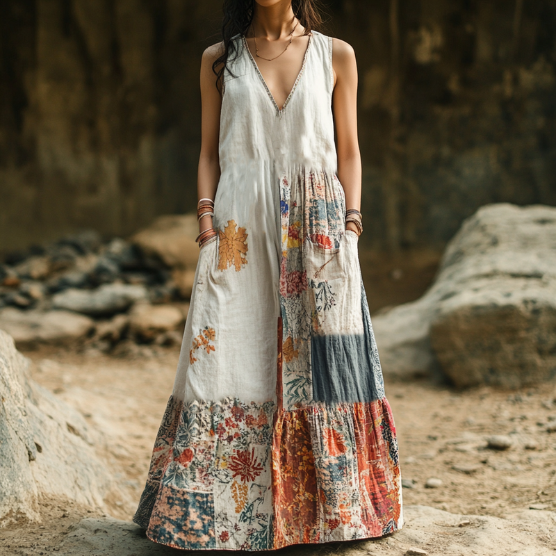 Klassisch gestaltete Kleid