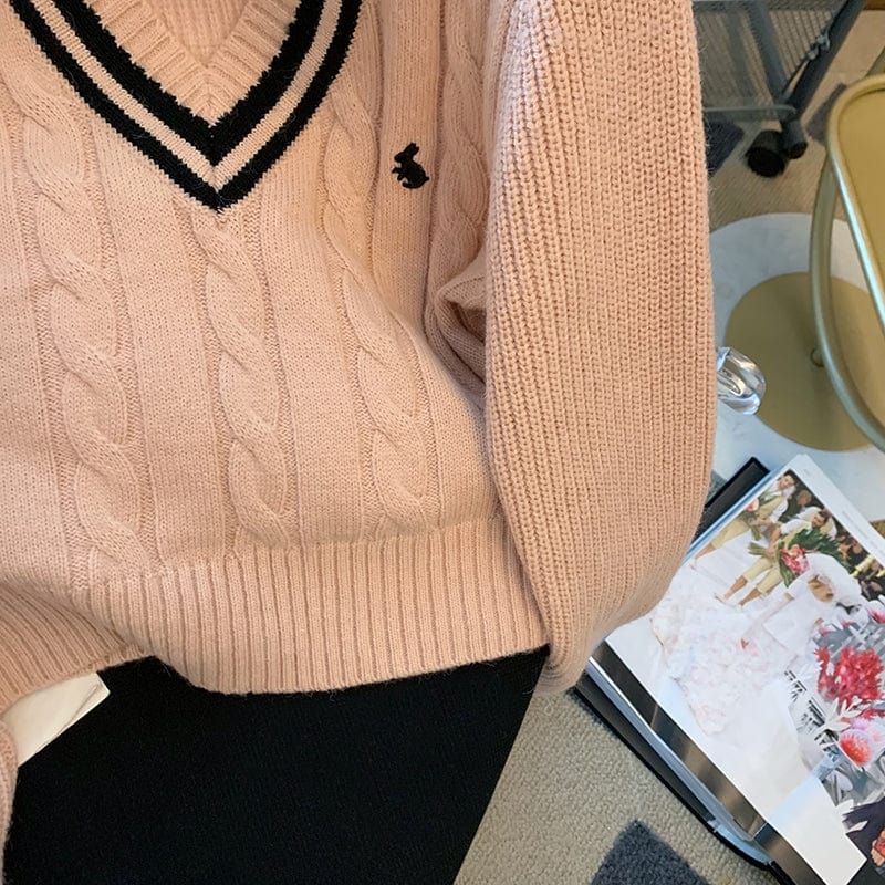 MW | Koreanischer Mode Strickpullover