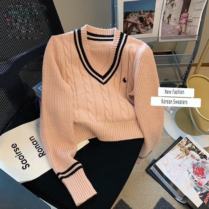 MW | Koreanischer Mode Strickpullover