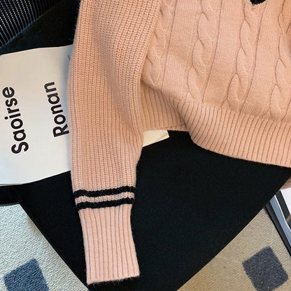 MW | Koreanischer Mode Strickpullover