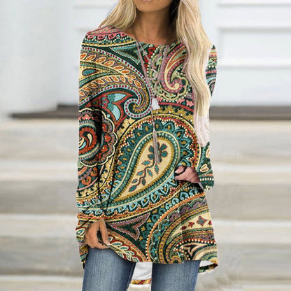 MW | Eleganter Pullover mit Mandala-Druck