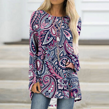 MW | Eleganter Pullover mit Mandala-Druck