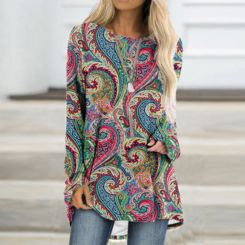 MW | Eleganter Pullover mit Mandala-Druck