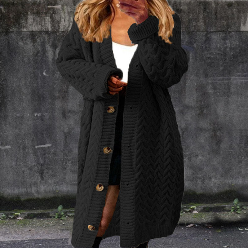 Anmutig gestaltete Strickjacke