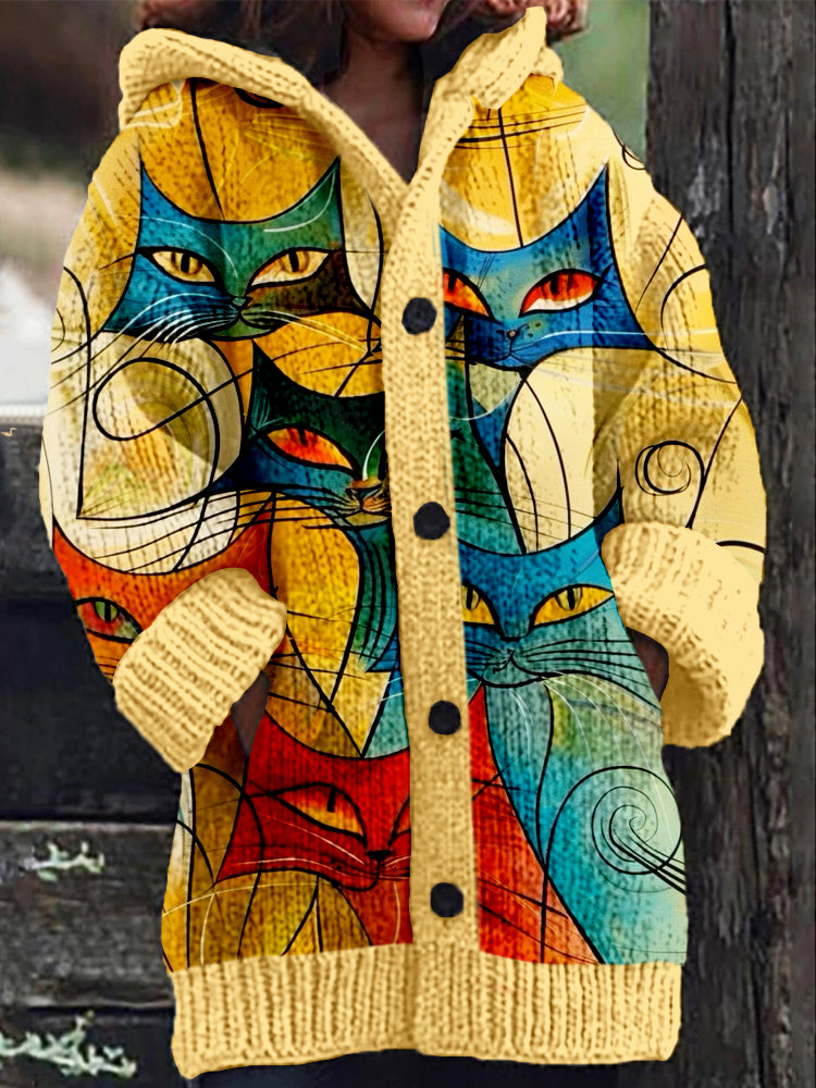 Klassische Vintage Strickjacke