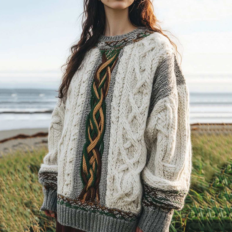 Zeitloser Vintage-Stil Pullover
