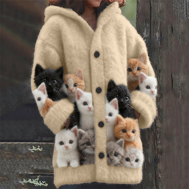 Durchdacht designte Strickjacke