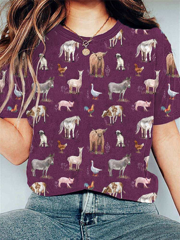 Zeitloser Vintage-Stil T-Shirt