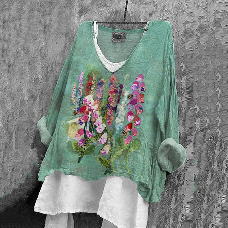 Klassische Vintage Bluse