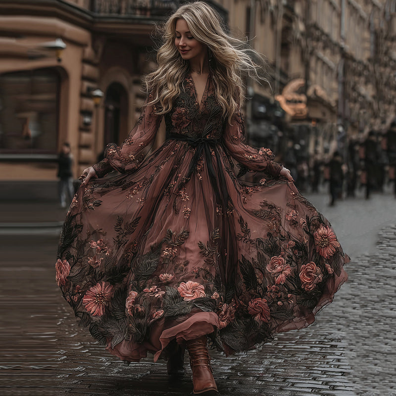 Klassische Vintage Kleid