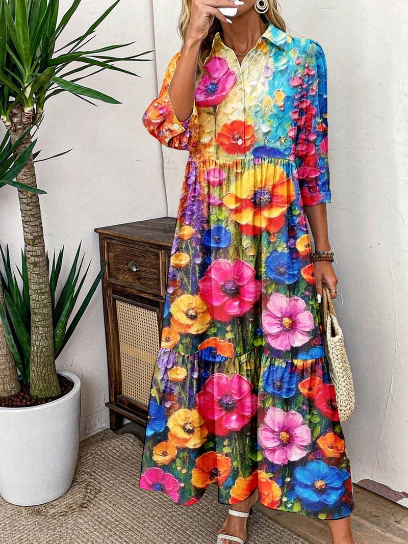 Klassische Vintage Kleid