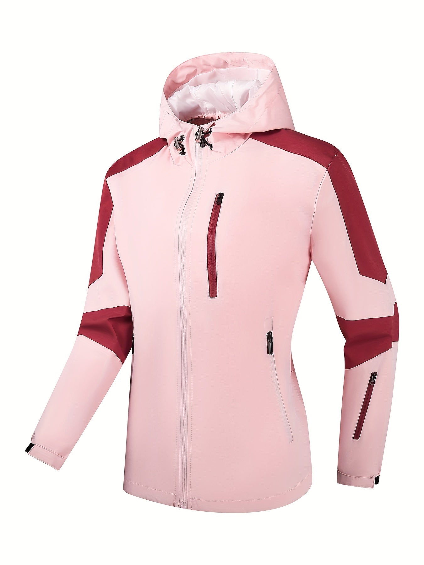 MW | Sportliche Damen-Outdoorjacke mit Kapuze und Reißverschlusstaschen