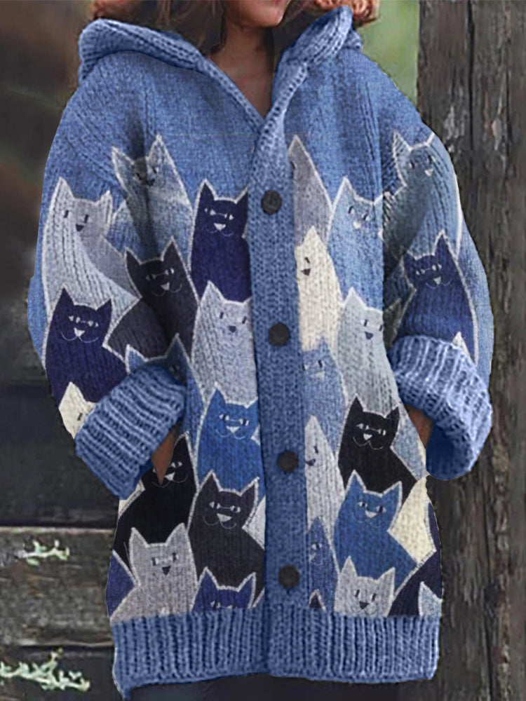 Wunderschön gefertigte Strickjacke