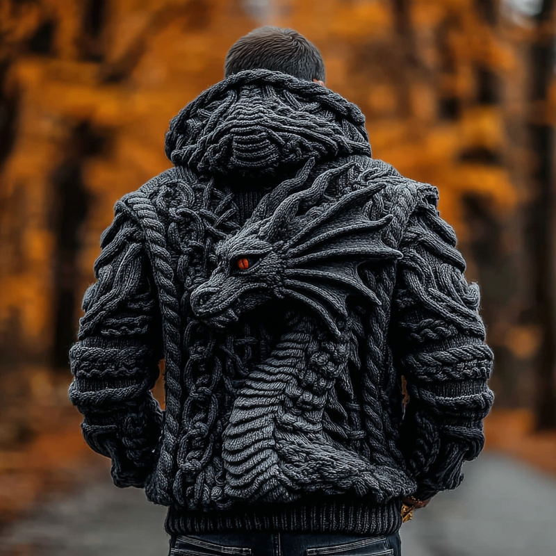 Klassisch gestaltete Strickjacke