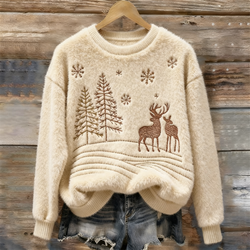 Zeitloser Vintage-Stil Pullover