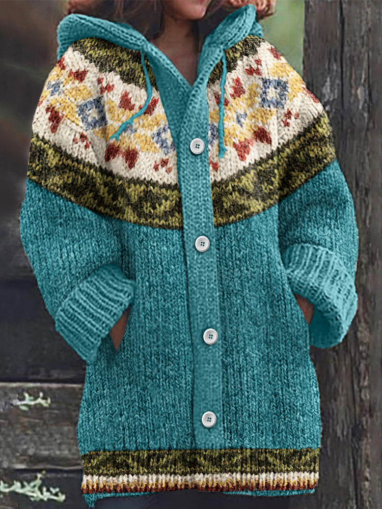 Durchdacht gestaltete Strickjacke