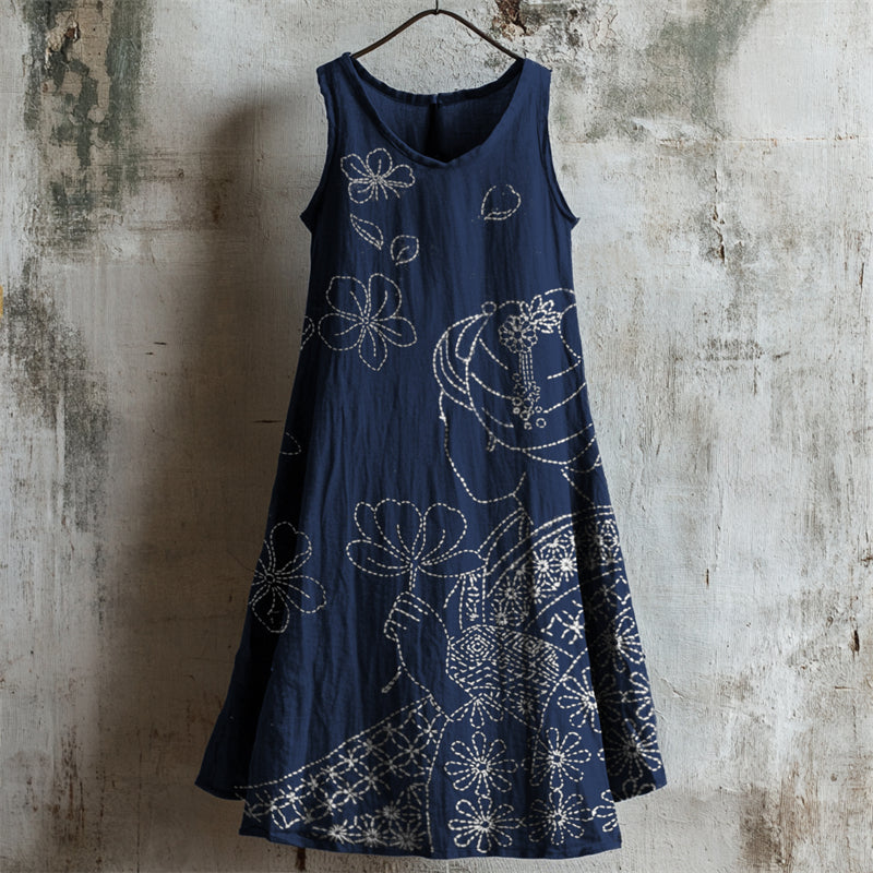 Zeitloser Vintage-Stil Kleid