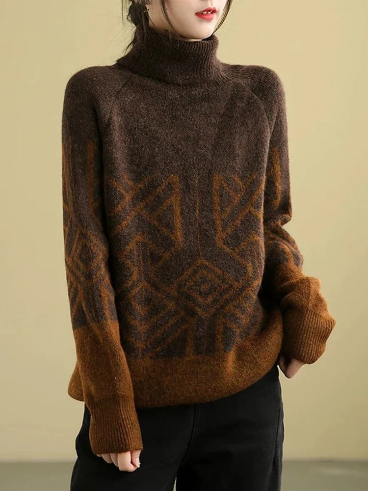 MW | MW – Strickpullover mit Rollkragen
