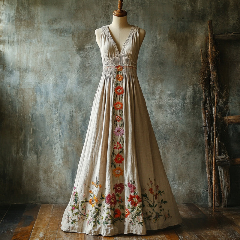 Klassisch gestaltete Kleid