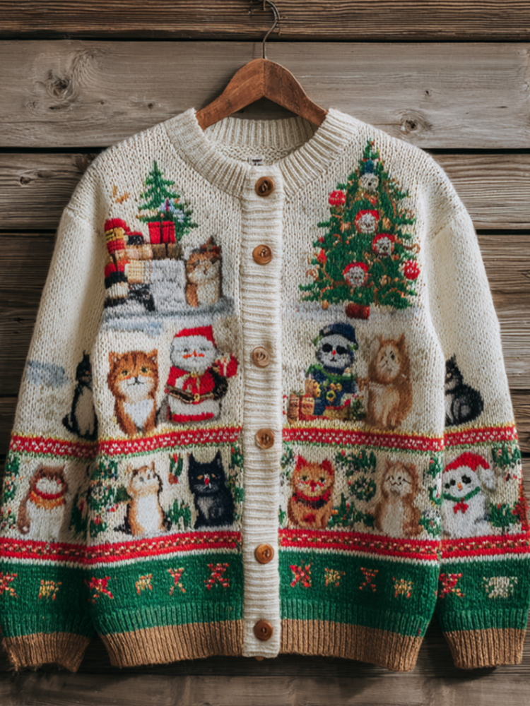 Zeitloser Vintage-Stil Pullover