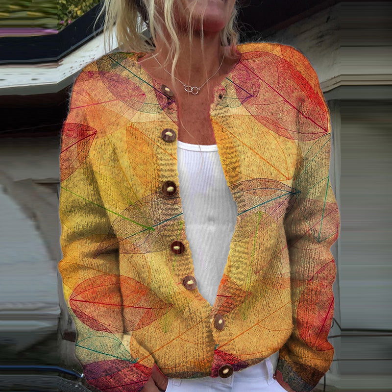 Anmutig gestaltete Strickjacke