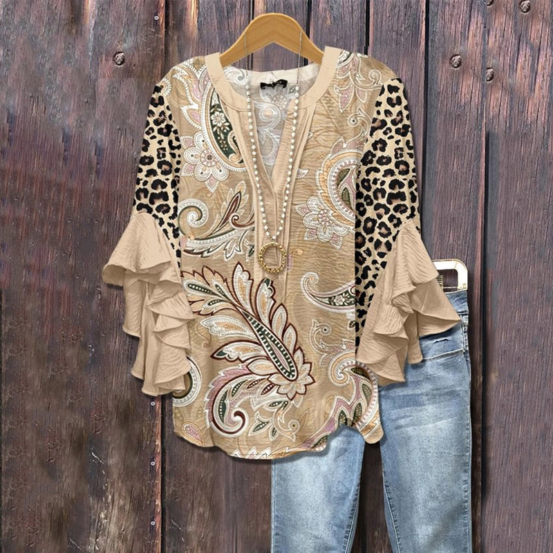 Zeitloser Vintage-Stil Bluse