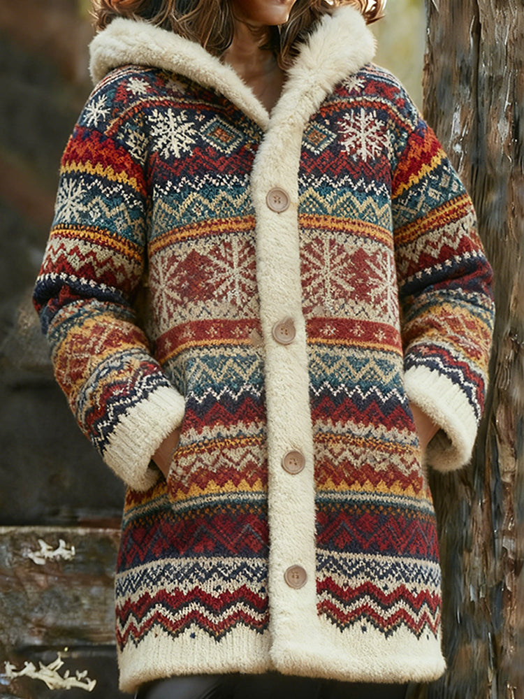 Wunderschön gefertigte Strickjacke