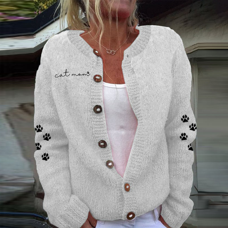 Zeitloser Vintage-Stil Strickjacke