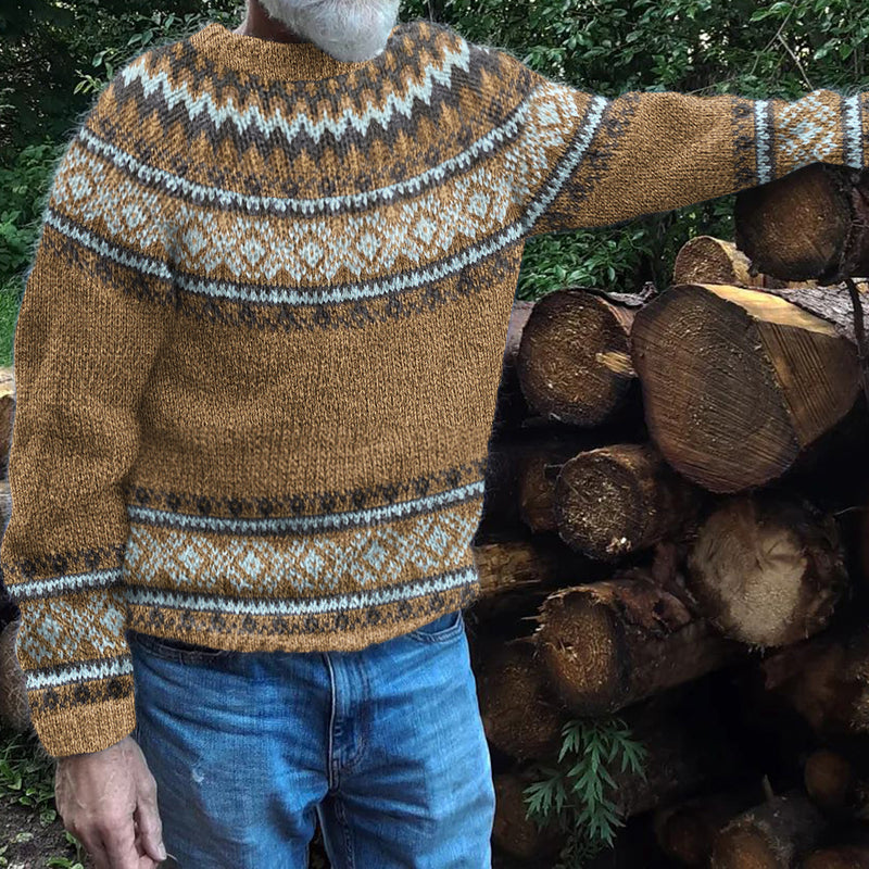 Zeitloser Vintage-Stil Pullover