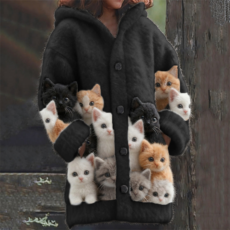 Durchdacht designte Strickjacke