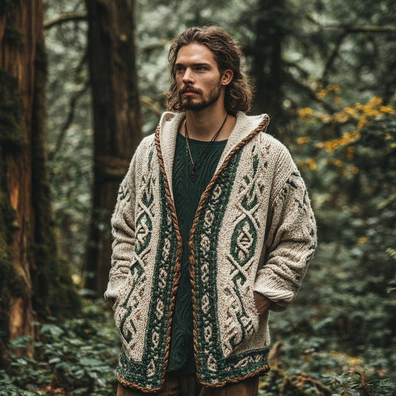 Elegant gestaltete Strickjacke