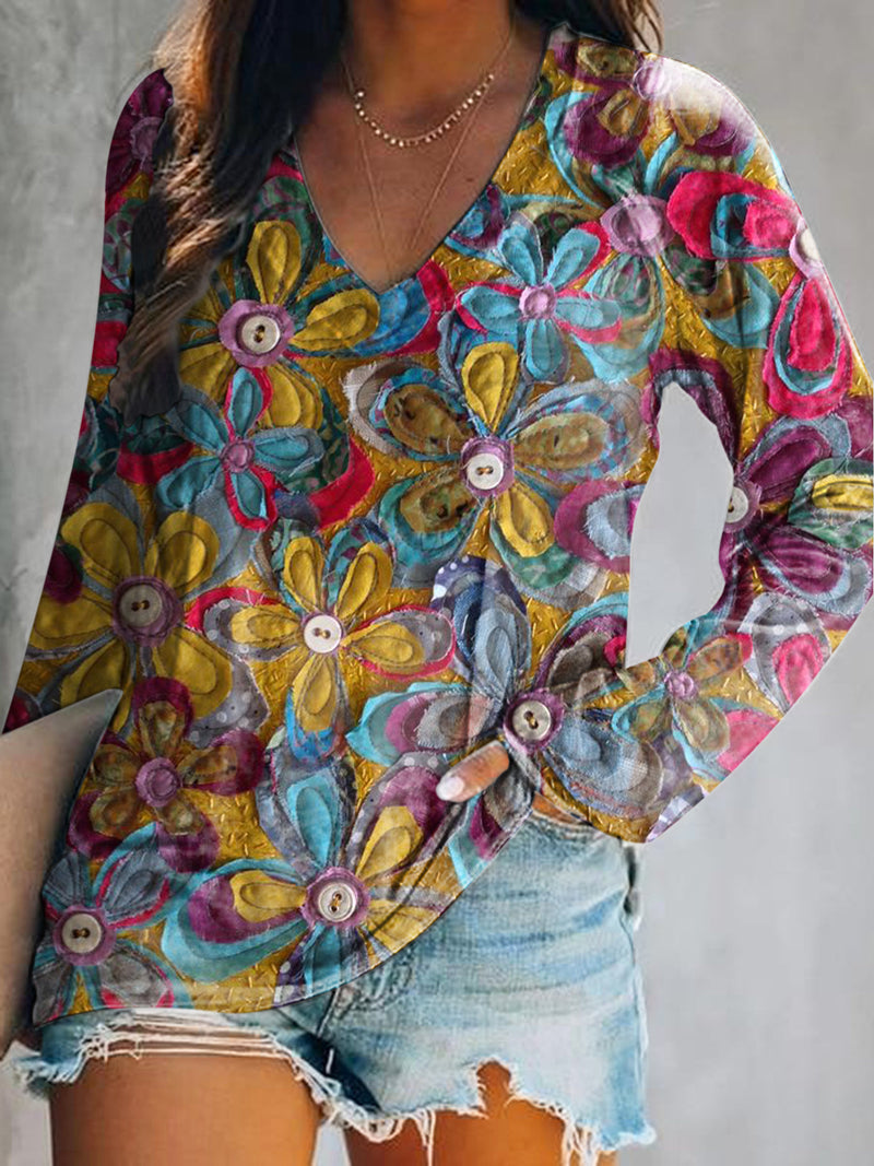 Zeitloser Vintage-Stil Top
