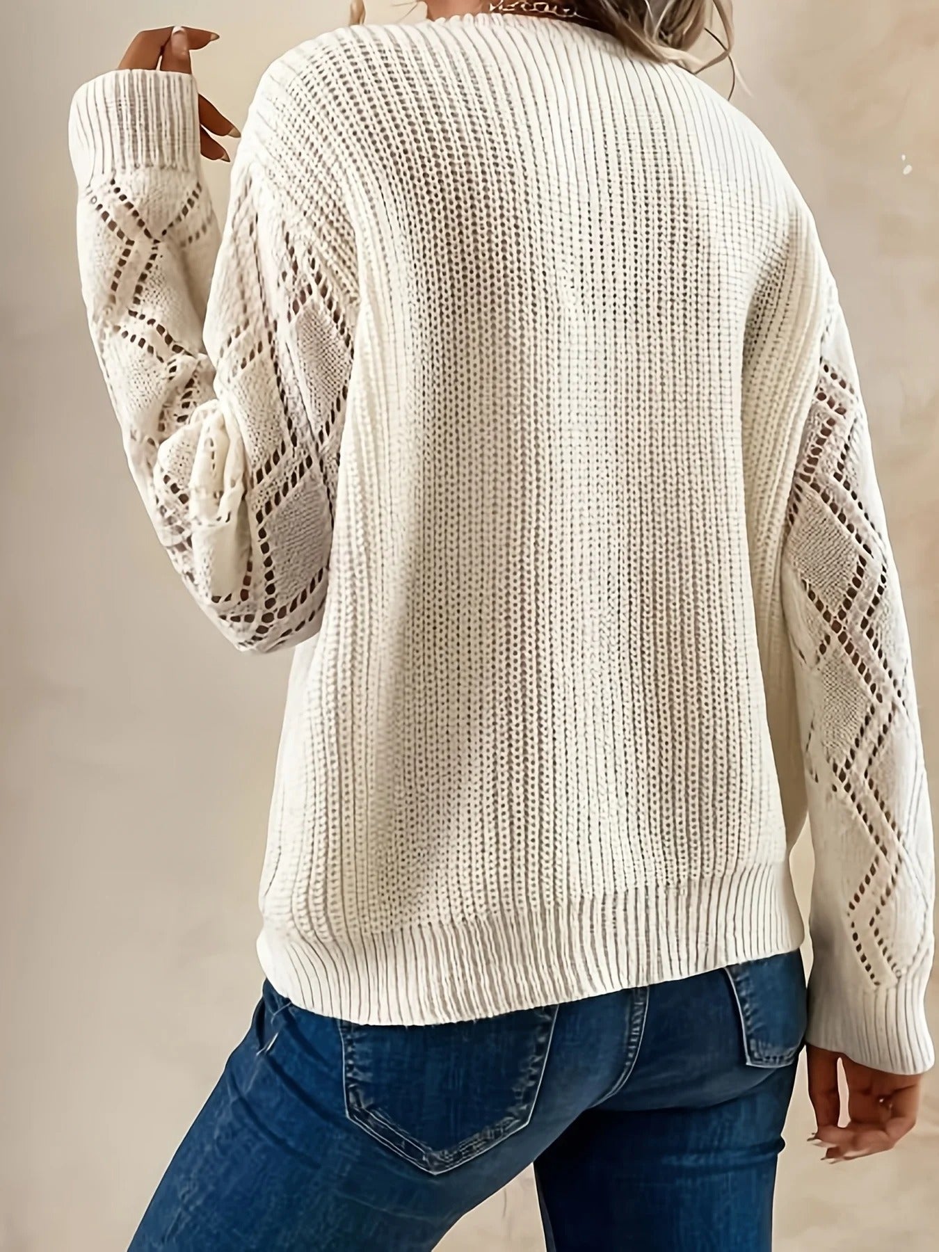 MW | MW – Stilvoller Strickpullover mit V-Ausschnitt