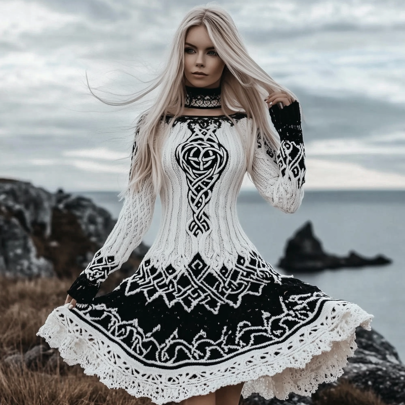 Durchdacht gestaltete Kleid