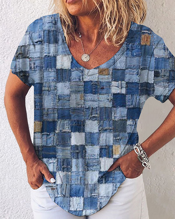 Zeitloser Vintage-Stil Top