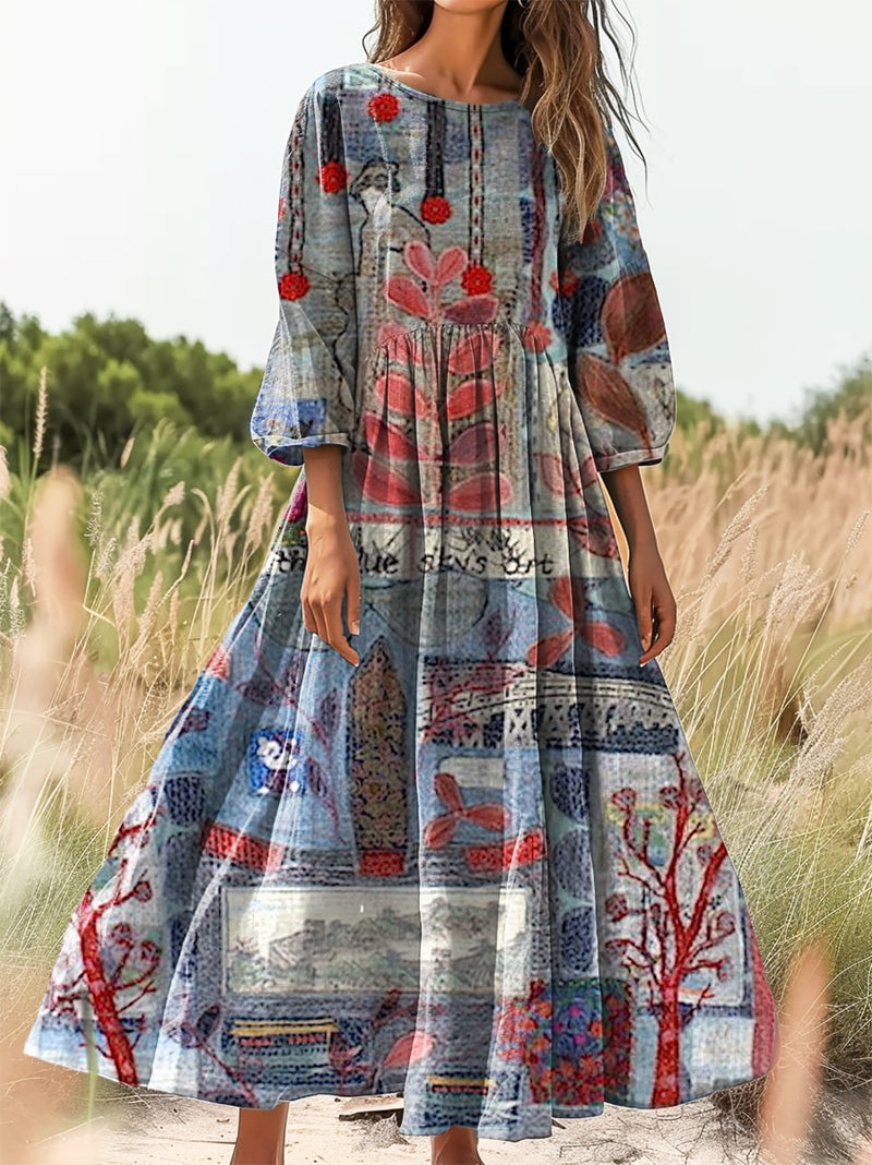 Anmutig gestaltete Kleid