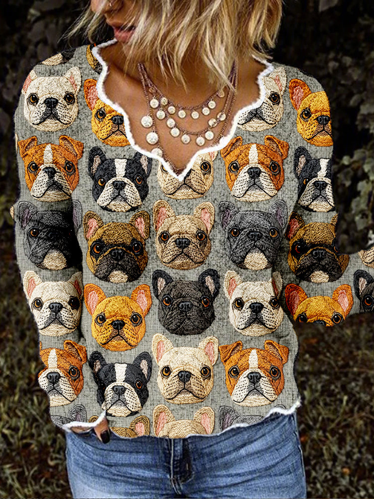 Zeitloser Vintage-Stil Pullover