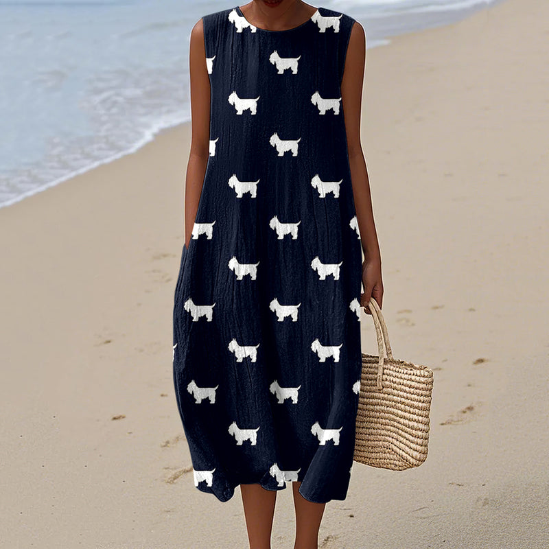 Klassische Vintage Kleid