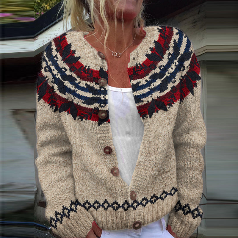 Vintage inspirierte Strickjacke