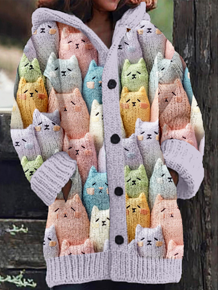 Klassisch gestaltete Strickjacke