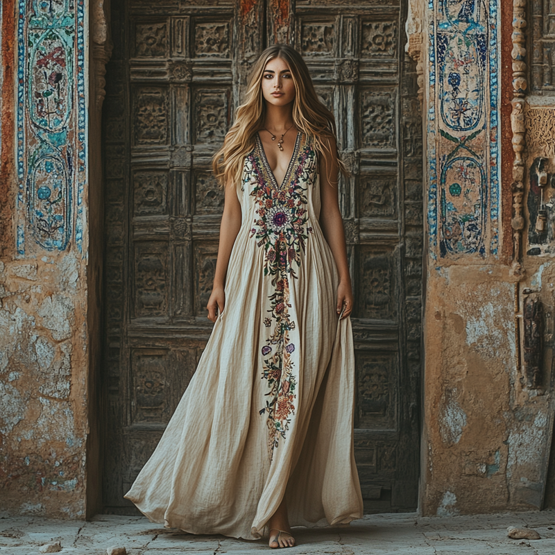 Klassische Vintage Kleid