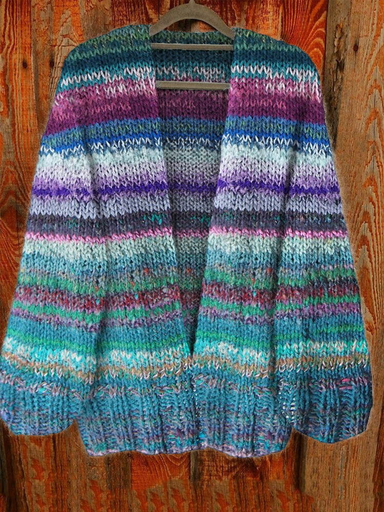 Klassische Vintage-Strickjacke