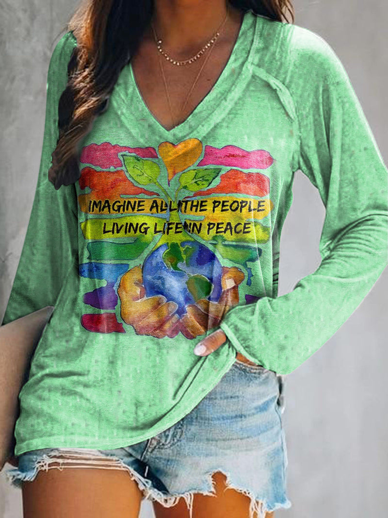 Zeitloser Vintage-Stil Top