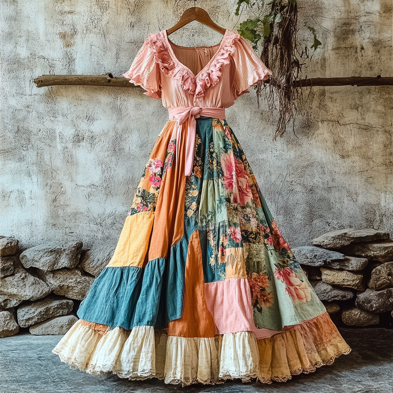 Anmutig gestaltete Kleid