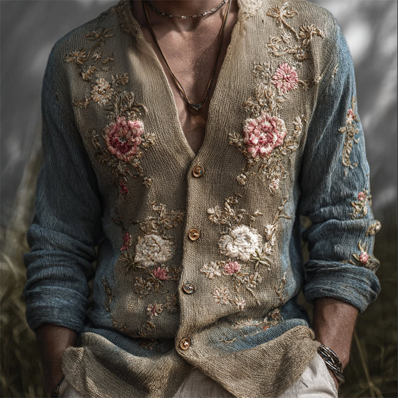 Klassische Vintage Strickjacke