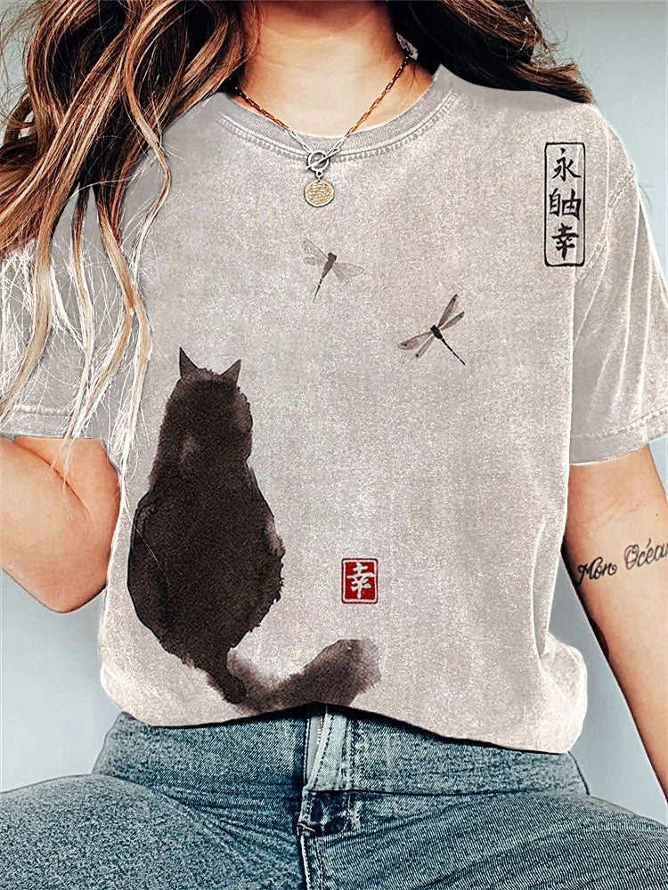 Zeitloser Vintage-Stil T-Shirt