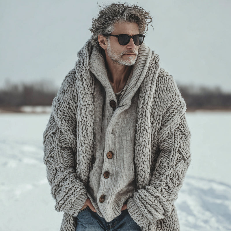 Elegant gestaltete Strickjacke