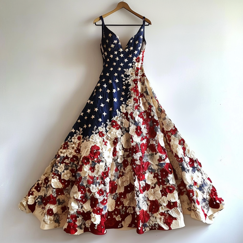 Durchdacht gestaltete Kleid